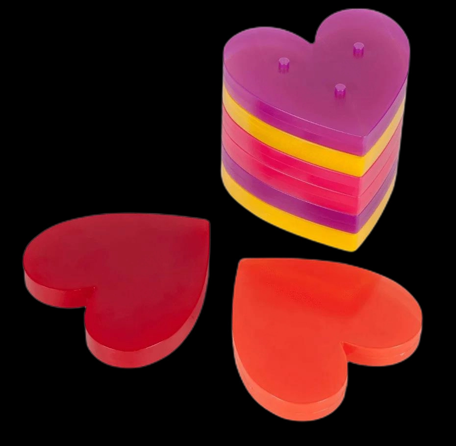 caja en forma de corazon
