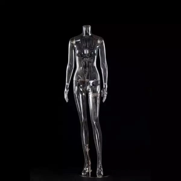 Maniquíes femeninos sin cabeza: cuando una forma minimalista funciona mejor en expositores minoristas